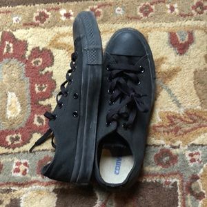 All Black Converse All Star